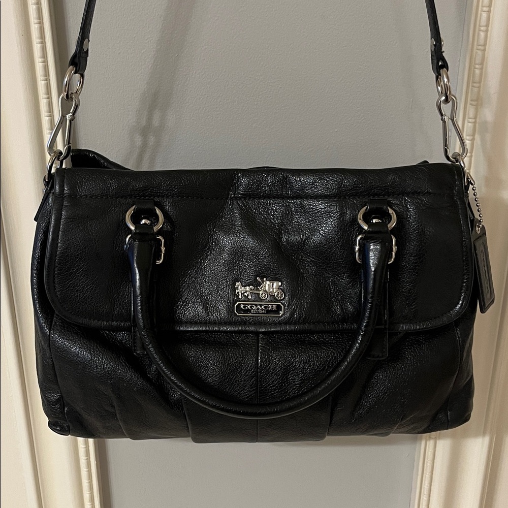 Coach Black Leather Bag
